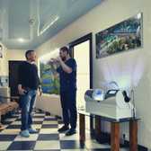 Скульптор на 70 лет Октября