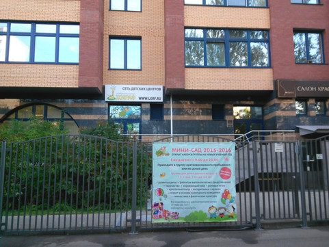 Любознательный жираф на Ленинском проспекте, фото №1