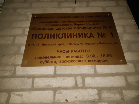 Детская поликлиника №4 на М. Рыбалко, фото №1